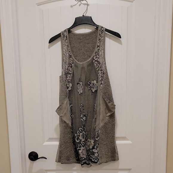 Embroidered Sheer Lace Dress Size Small - Picture 1 of 5